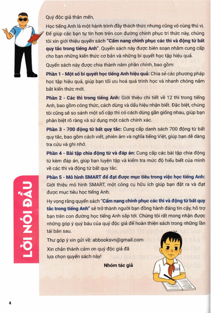 cẩm nang chinh phục các thì và động từ bất quy tắc trong tiếng anh - Ảnh 4