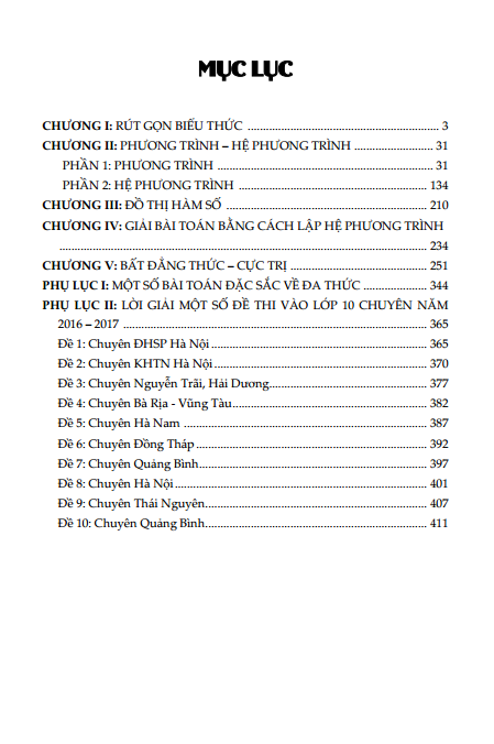 cẩm nang chinh phục kì thi lớp 10 - đại số - Ảnh 3