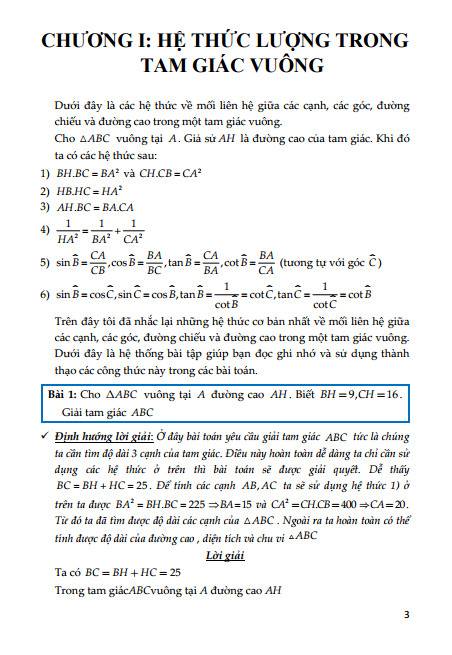 cẩm nang chinh phục kì thi lớp 10 - hình học - Ảnh 5
