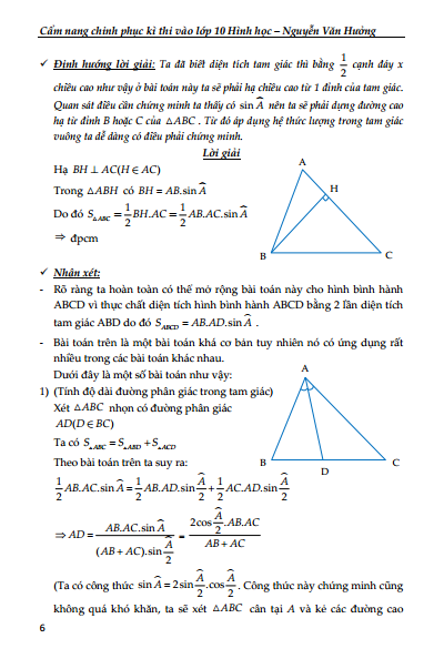 cẩm nang chinh phục kì thi lớp 10 - hình học - Ảnh 8
