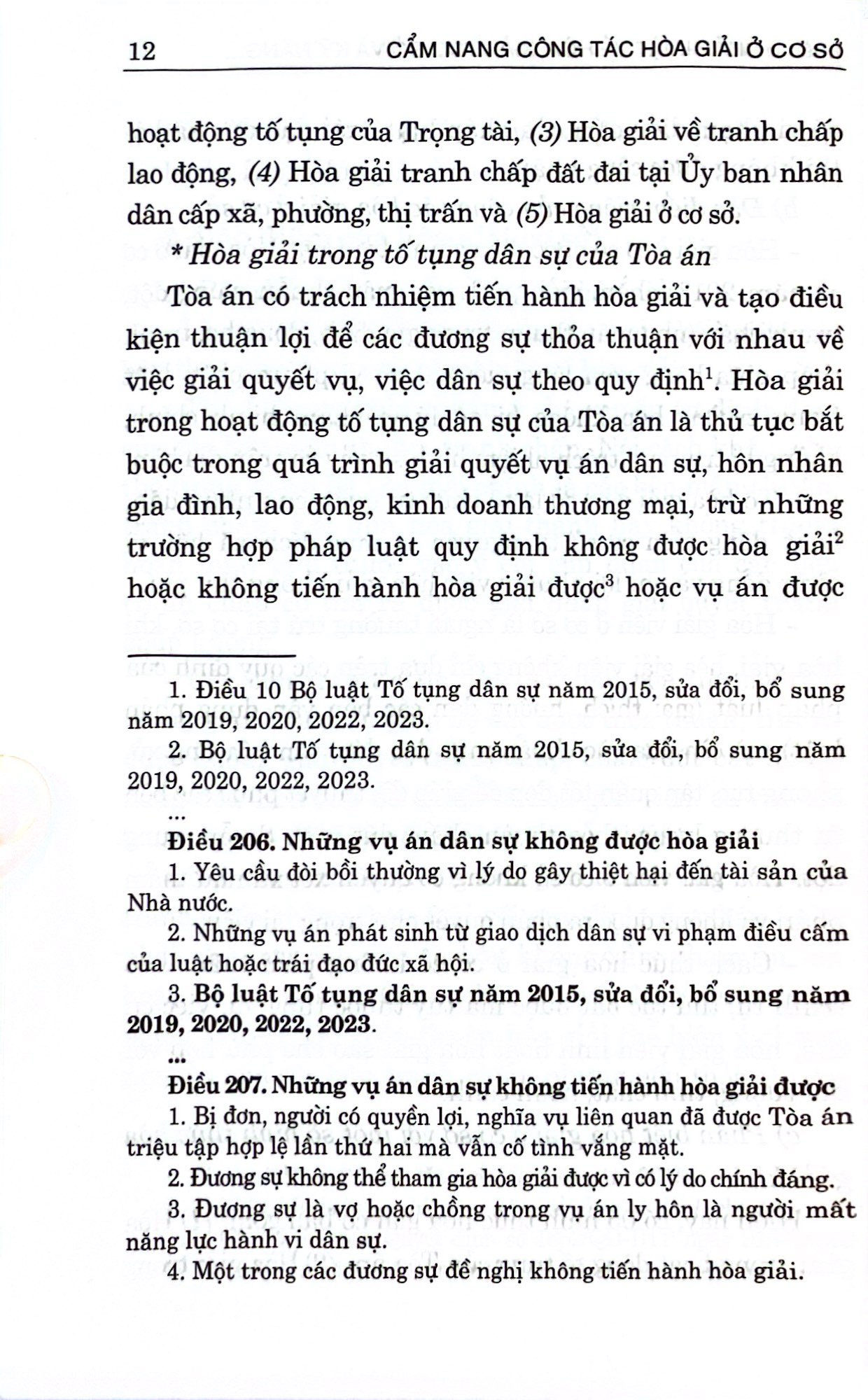 cẩm nang công tác hòa giải ở cơ sở - Ảnh 6