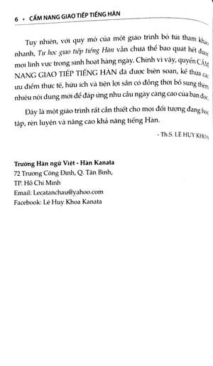 cẩm nang giao tiếp tiếng hàn (tái bản 2018) - Ảnh 3