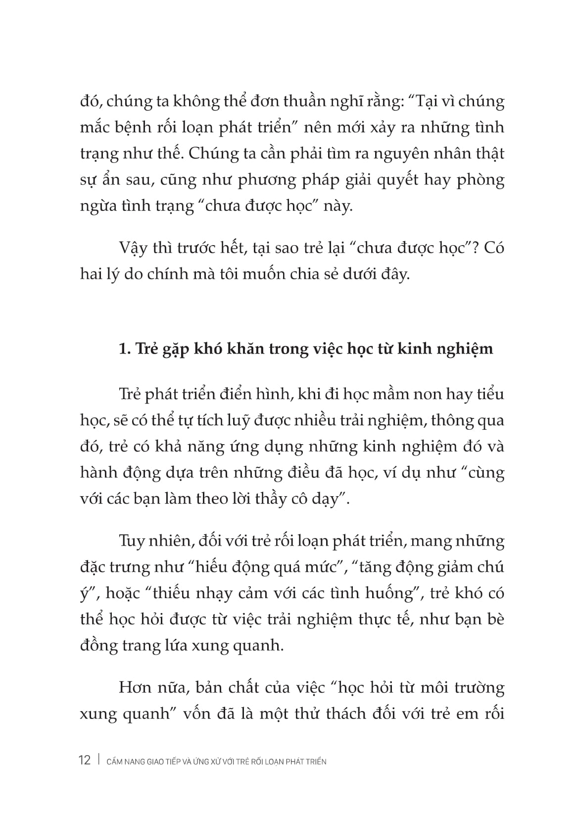 Cẩm Nang Giao Tiếp Và Ứng Xử Với Trẻ Rối Loạn Phát Triển - Ảnh 13