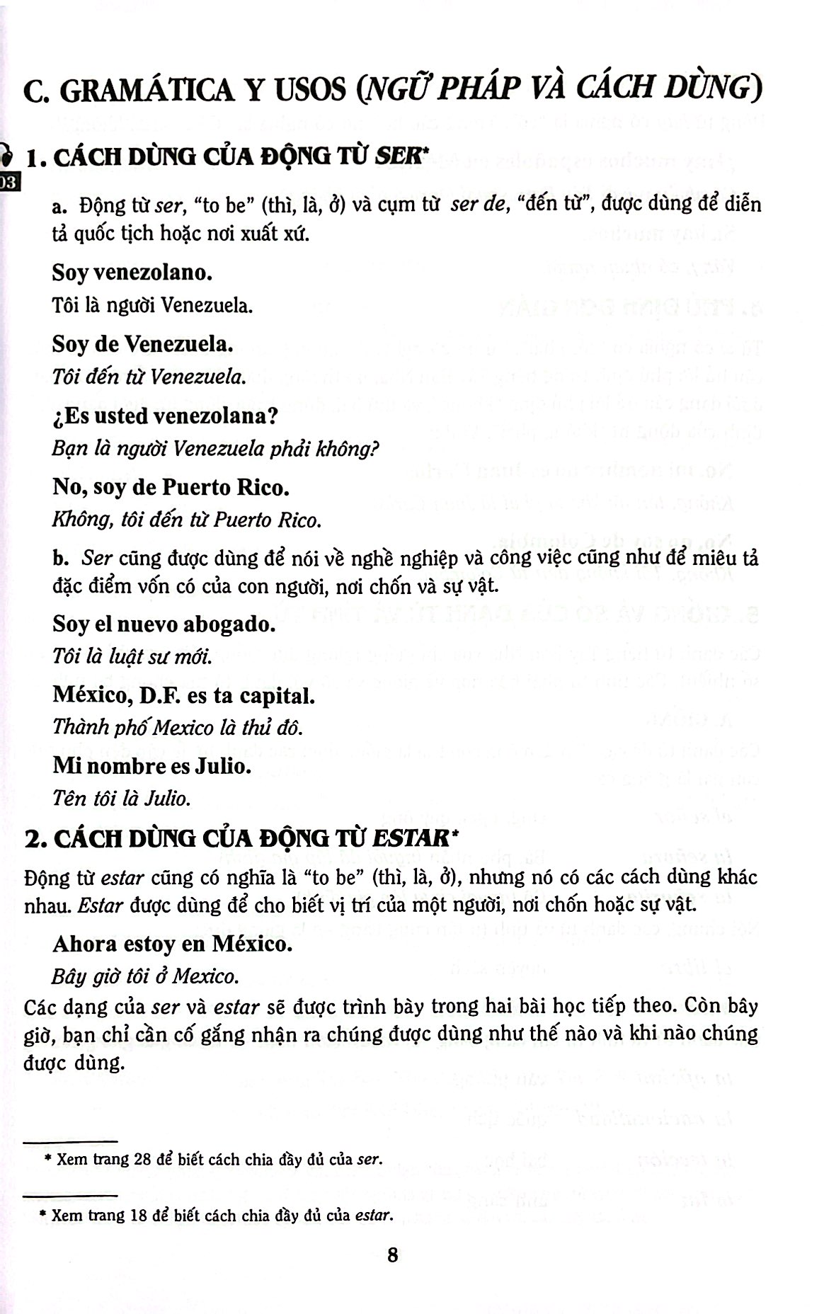 cẩm nang hướng dẫn tự học tiếng tây ban nha trình độ sơ cấp - trung cấp - Ảnh 9