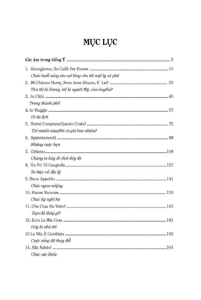 cẩm nang hướng dẫn tự học tiếng ý - trình độ sơ cấp-trung cấp - Ảnh 4