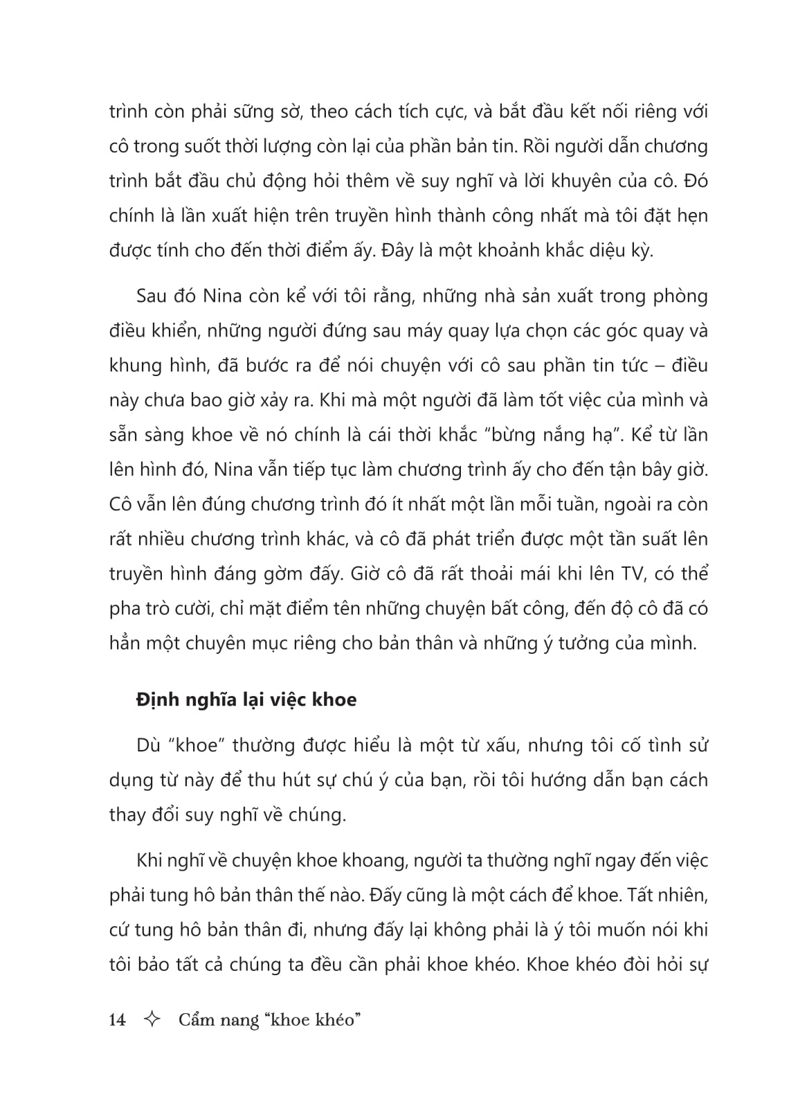 Cẩm Nang Khoe Khéo - Đừng Giỏi Giang Một Cách Thầm Lặng! - Ảnh 12