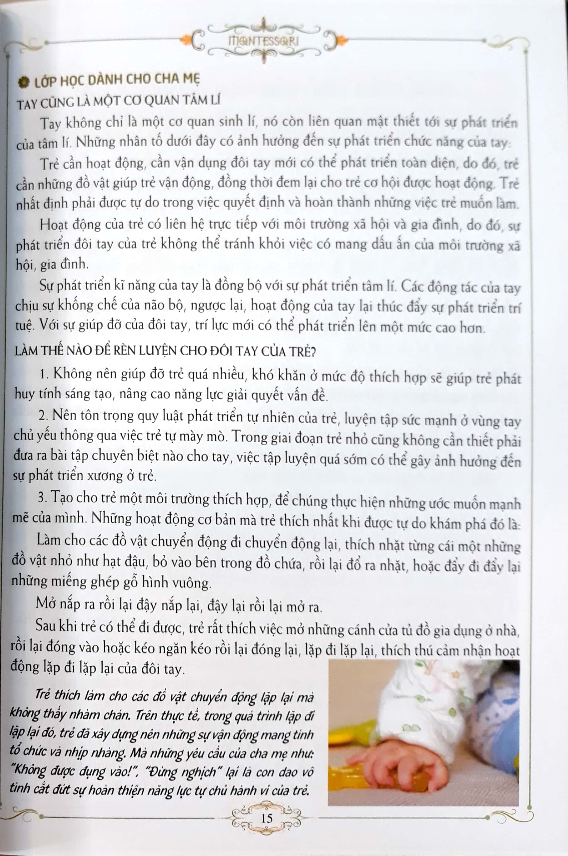 cẩm nang nuôi dạy con theo phương pháp montessori - Ảnh 10