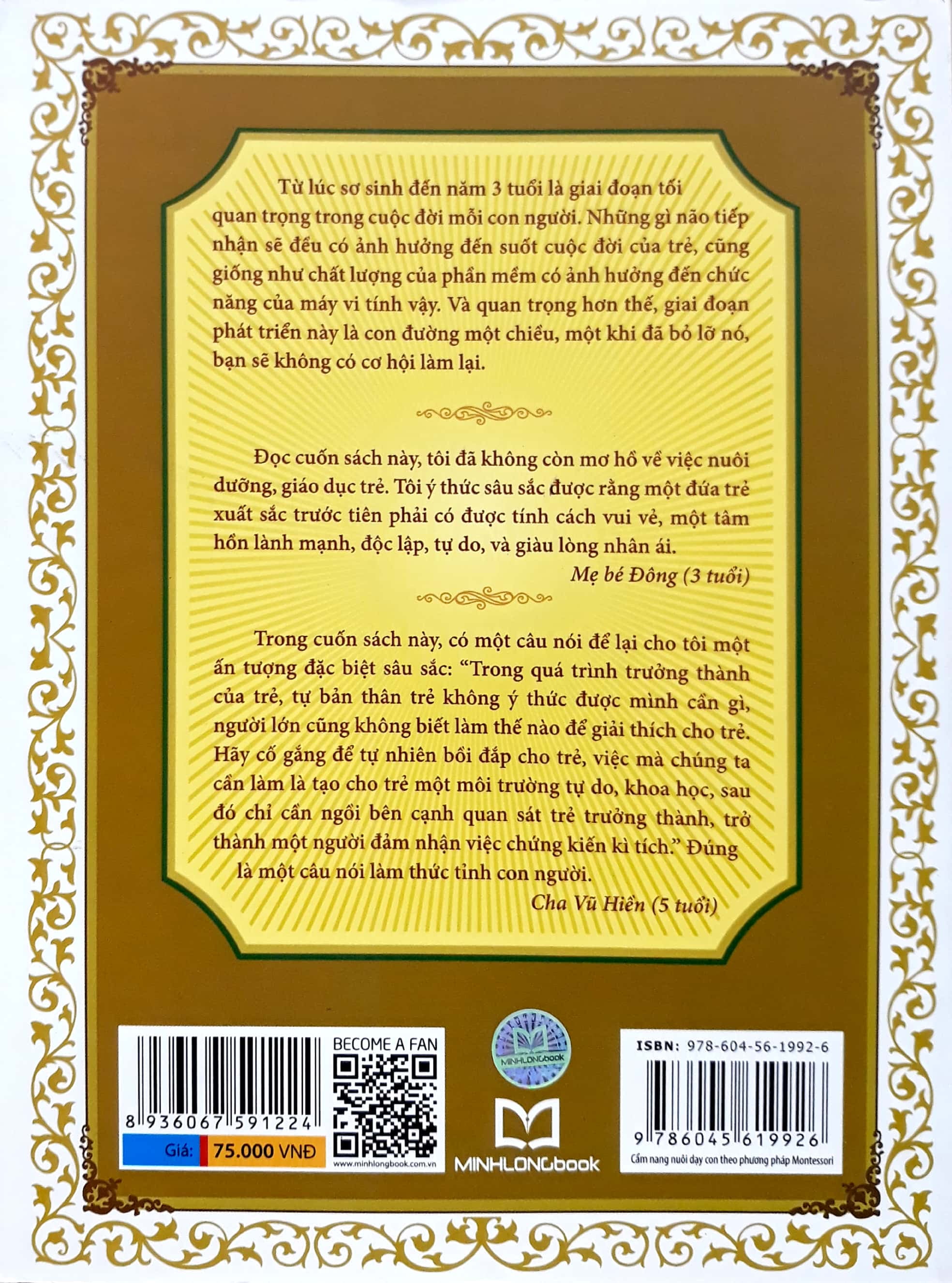 cẩm nang nuôi dạy con theo phương pháp montessori - Ảnh 11