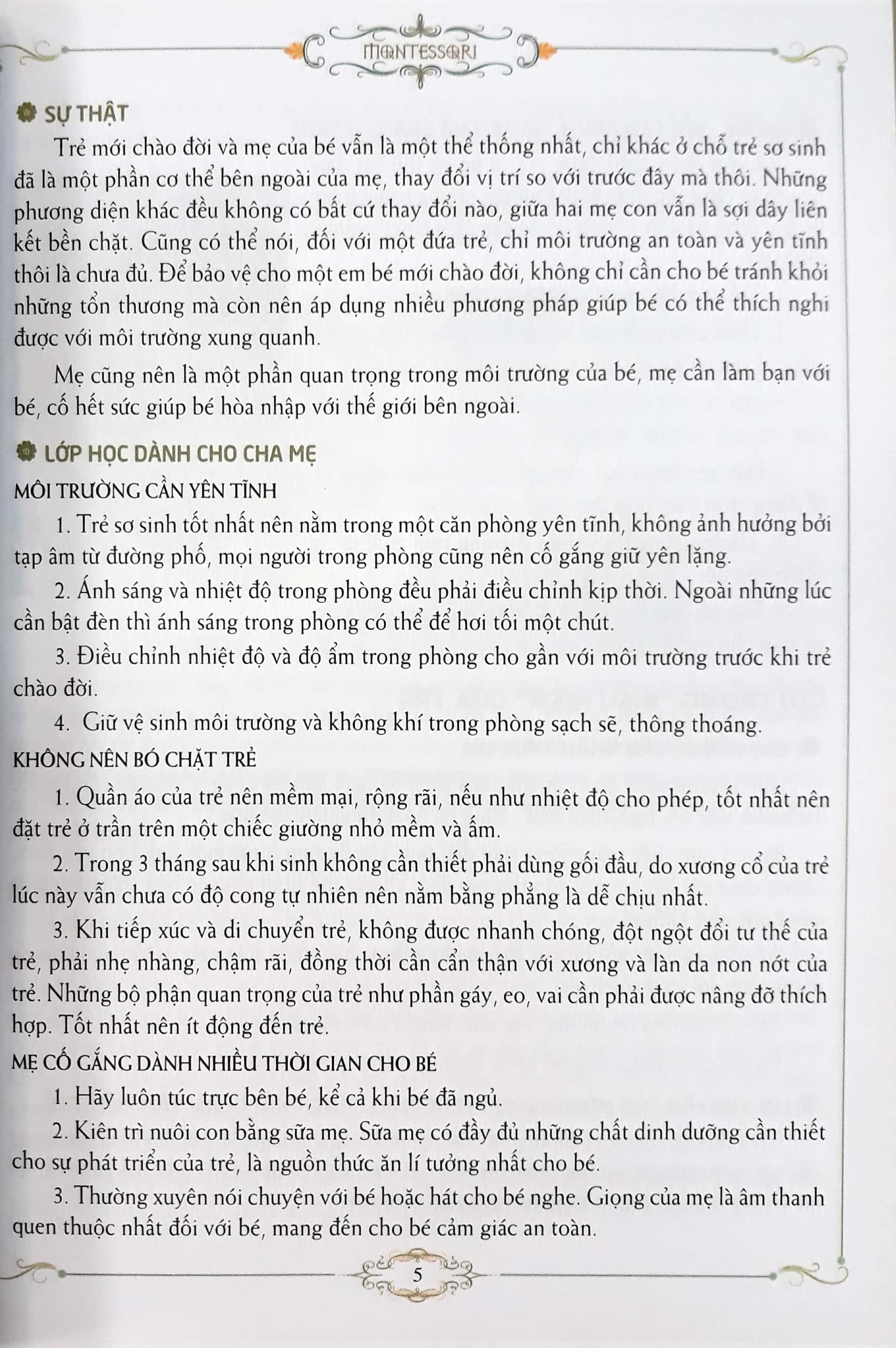 cẩm nang nuôi dạy con theo phương pháp montessori - Ảnh 5
