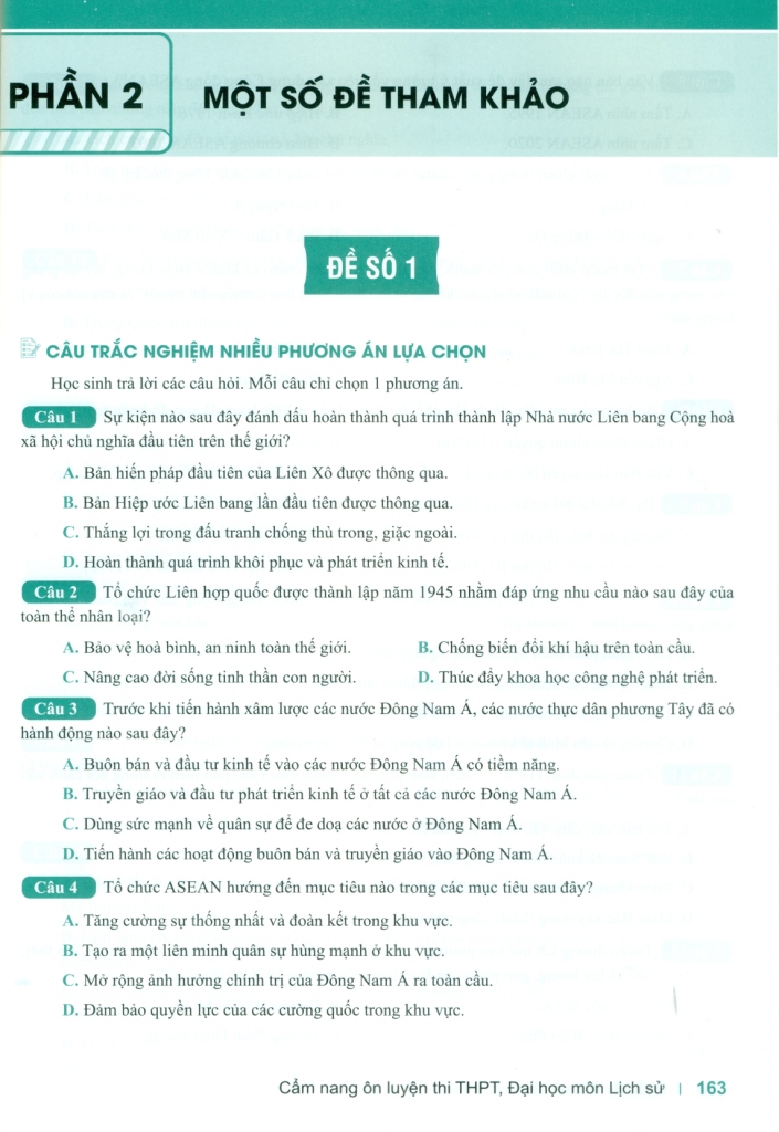 Câm Nang Ôn Luyện Thi THPT, Đại Học - Môn Lịch Sử - Ảnh 10