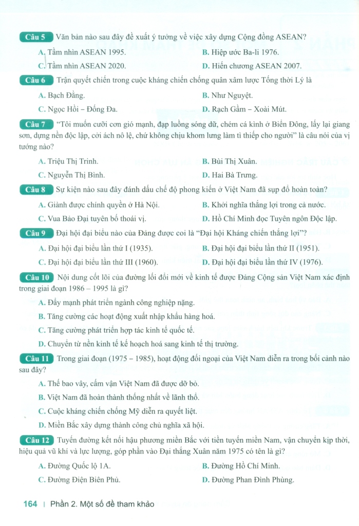 Câm Nang Ôn Luyện Thi THPT, Đại Học - Môn Lịch Sử - Ảnh 11