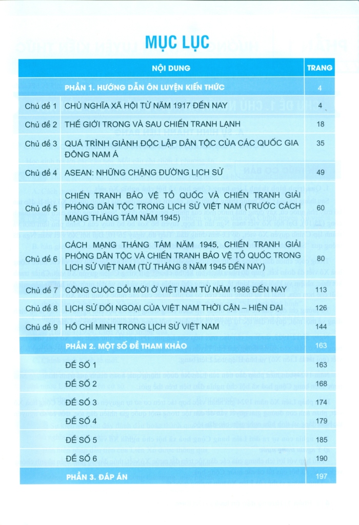 Câm Nang Ôn Luyện Thi THPT, Đại Học - Môn Lịch Sử - Ảnh 5