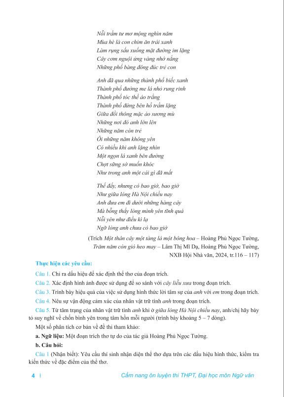 Câm Nang Ôn Luyện Thi THPT, Đại Học - Môn Ngữ Văn - Ảnh 6