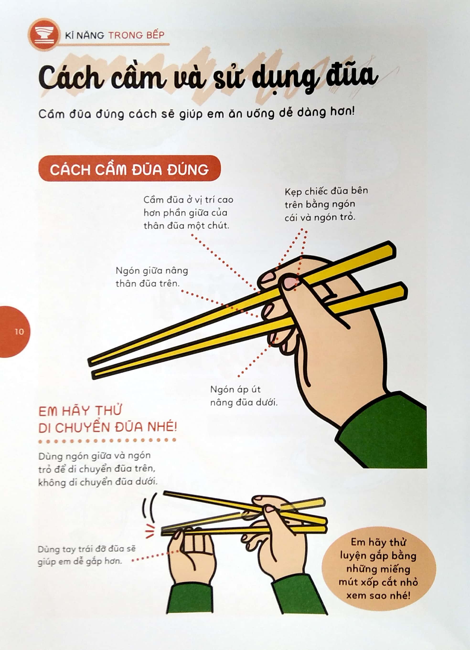 cẩm nang sinh hoạt bằng tranh cho bé - các kĩ năng cơ bản (tái bản 2020) - Ảnh 6