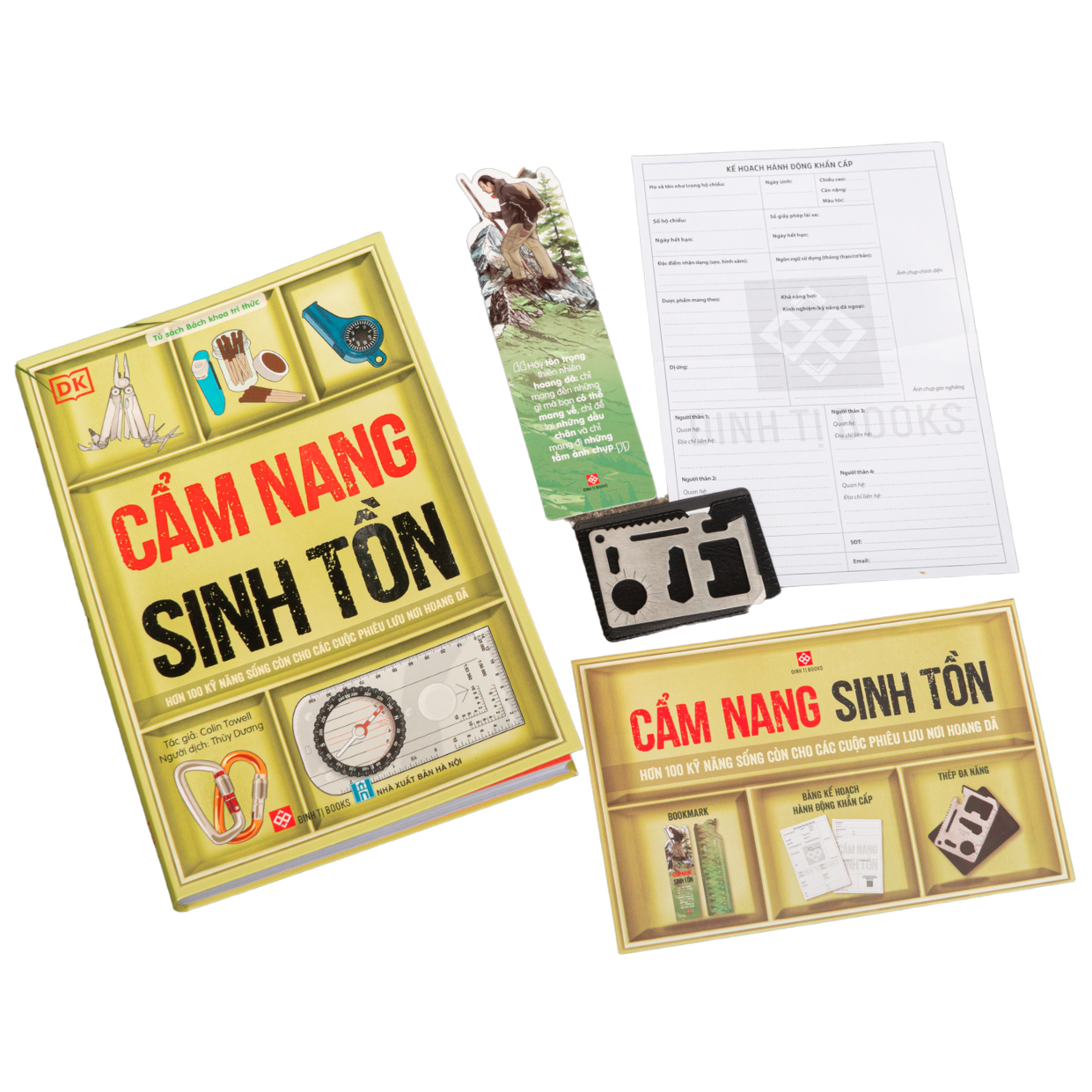 Cẩm Nang Sinh Tồn - Hơn 100 Kỹ Năng Sống Còn Cho Các Cuộc Phiêu Lưu Nơi Hoang Dã - Bìa Cứng - Tặng Kèm Bookmark + Thép Đa Năng + Bảng Kế Hoạch Hành Động Khẩn Cấp - Ảnh 2