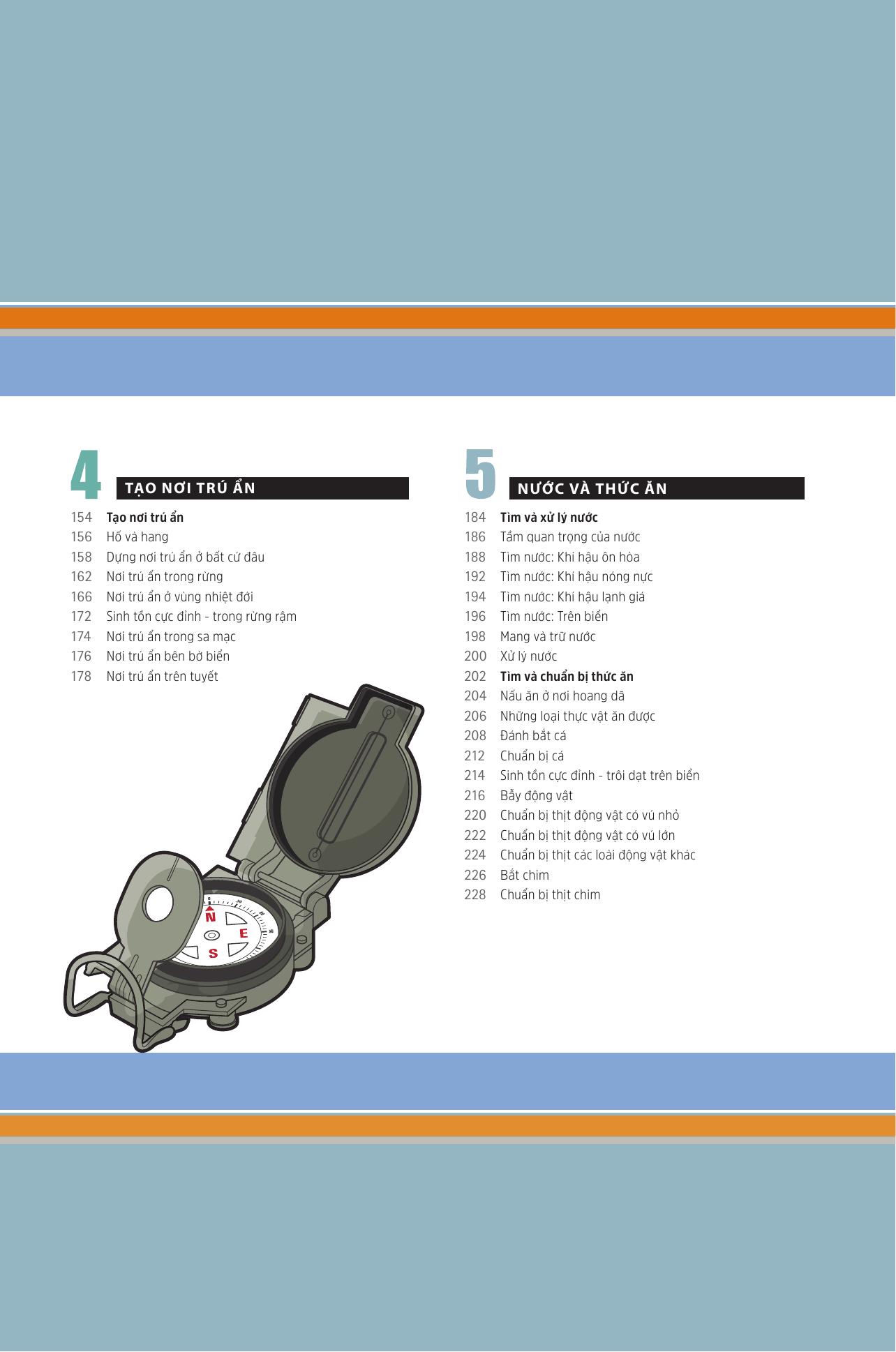 Cẩm Nang Sinh Tồn - Hơn 100 Kỹ Năng Sống Còn Cho Các Cuộc Phiêu Lưu Nơi Hoang Dã - Bìa Cứng - Tặng Kèm Bookmark + Thép Đa Năng + Bảng Kế Hoạch Hành Động Khẩn Cấp - Ảnh 22