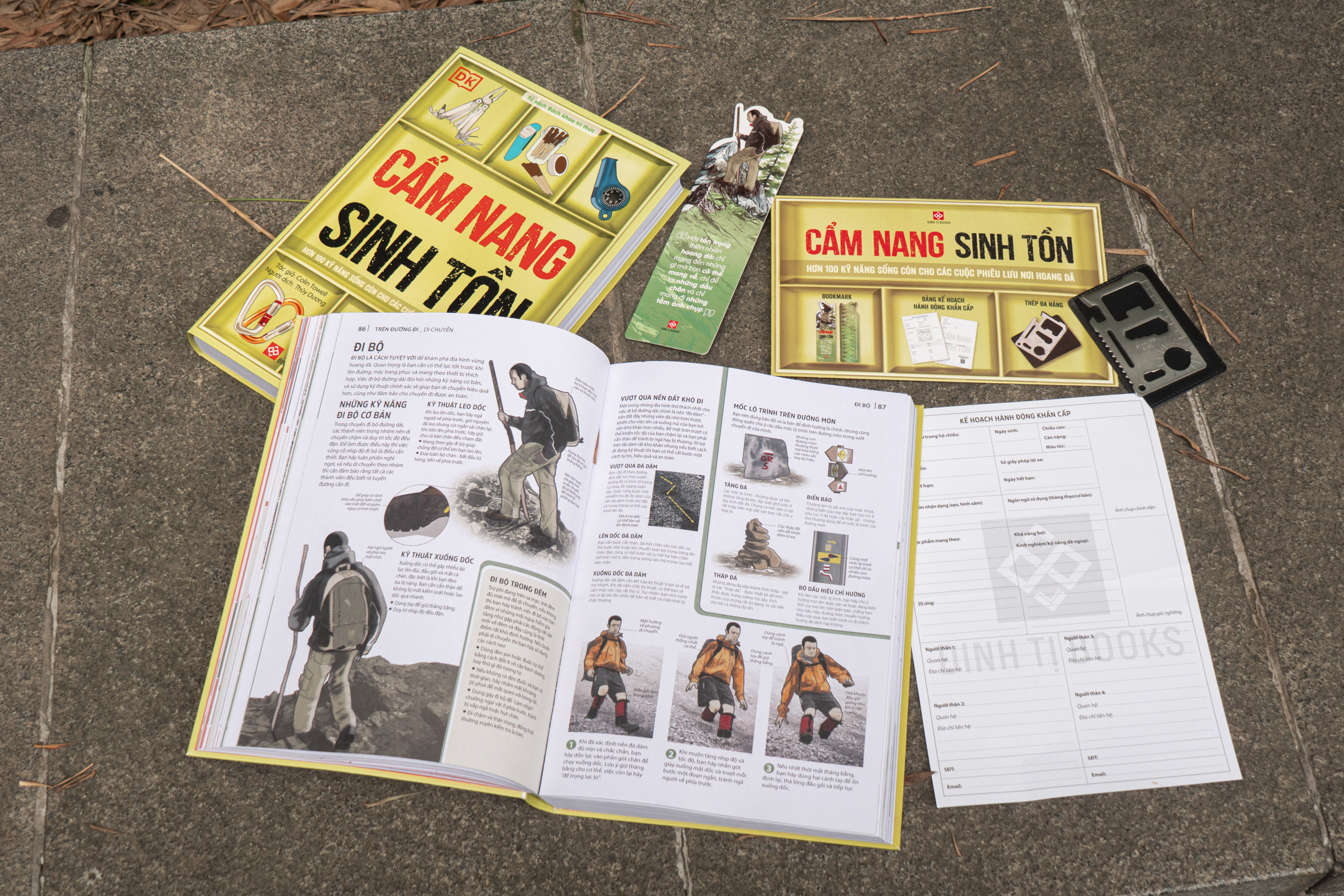 Cẩm Nang Sinh Tồn - Hơn 100 Kỹ Năng Sống Còn Cho Các Cuộc Phiêu Lưu Nơi Hoang Dã - Bìa Cứng - Tặng Kèm Bookmark + Thép Đa Năng + Bảng Kế Hoạch Hành Động Khẩn Cấp - Ảnh 6