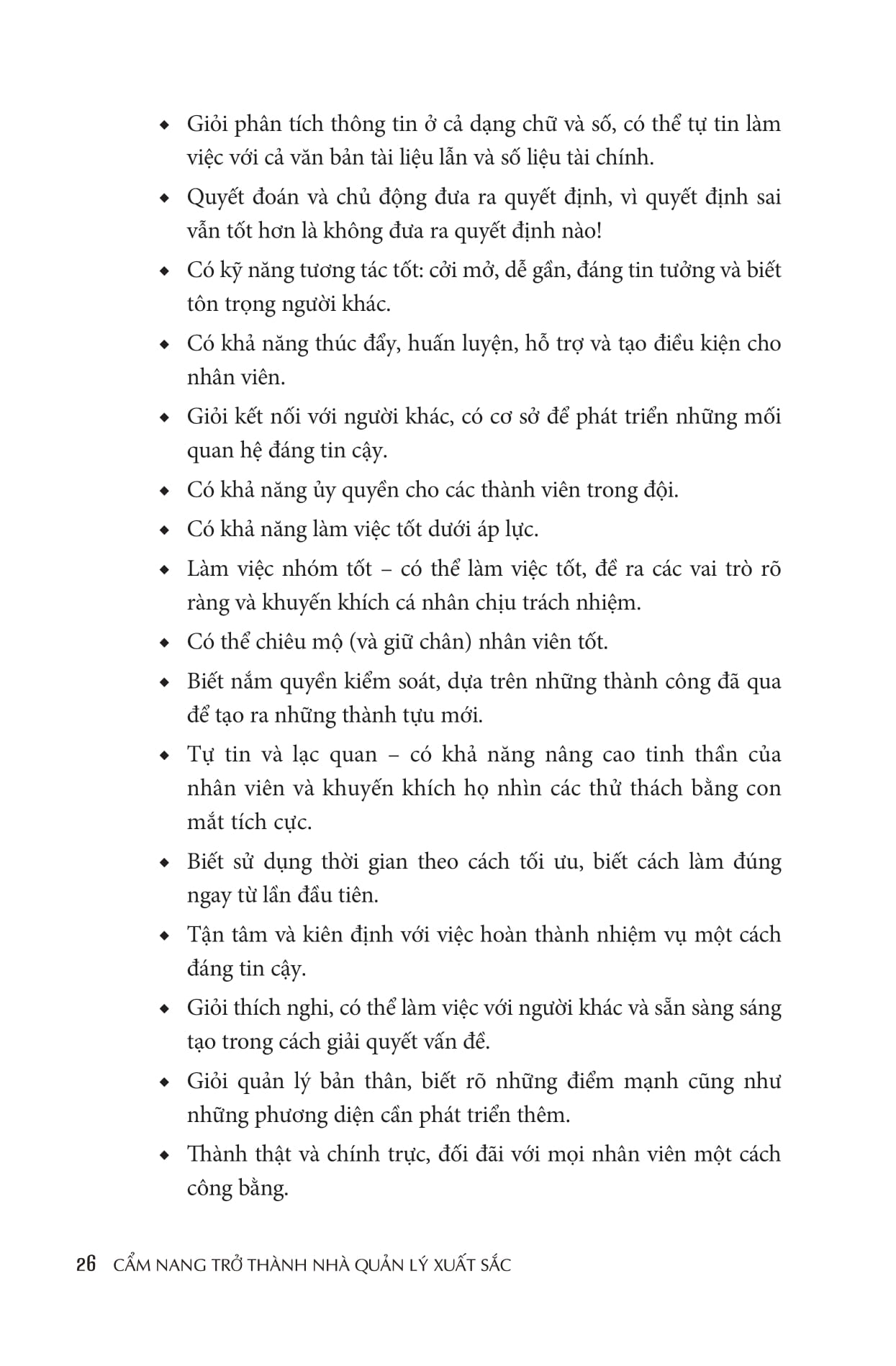 cẩm nang trở thành nhà quản lý xuất sắc - Ảnh 15
