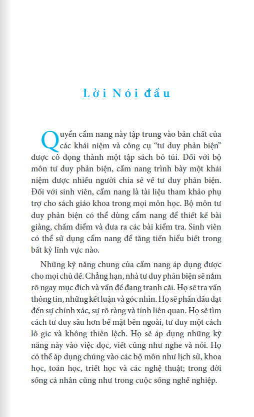 cẩm nang tư duy phản biện - khái niệm và công cụ (tái bản 2023 ) - Ảnh 7