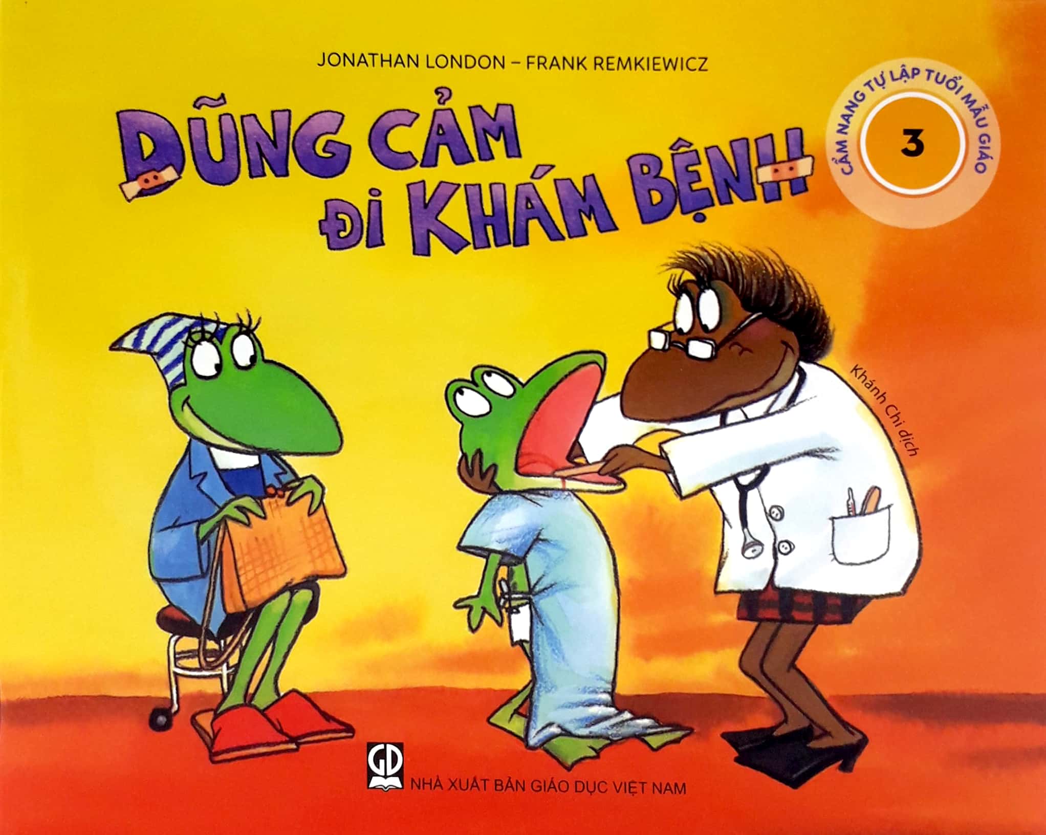 cẩm nang tự lập tuổi mẫu giáo - dũng cảm đi khám bệnh - Ảnh 2