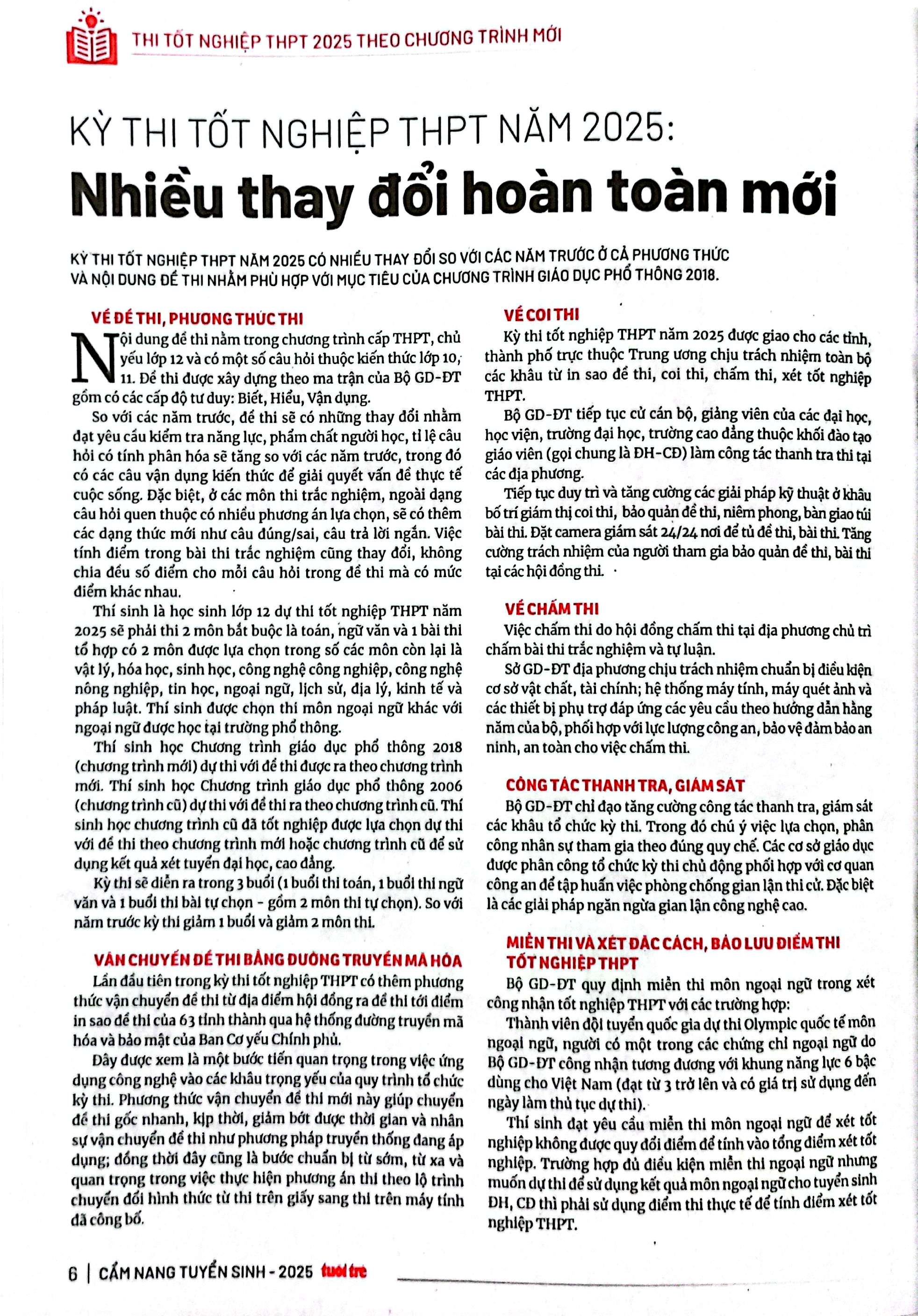 cẩm nang tuyển sinh đại học và cao đẳng 2025 - báo tuổi trẻ - Ảnh 5