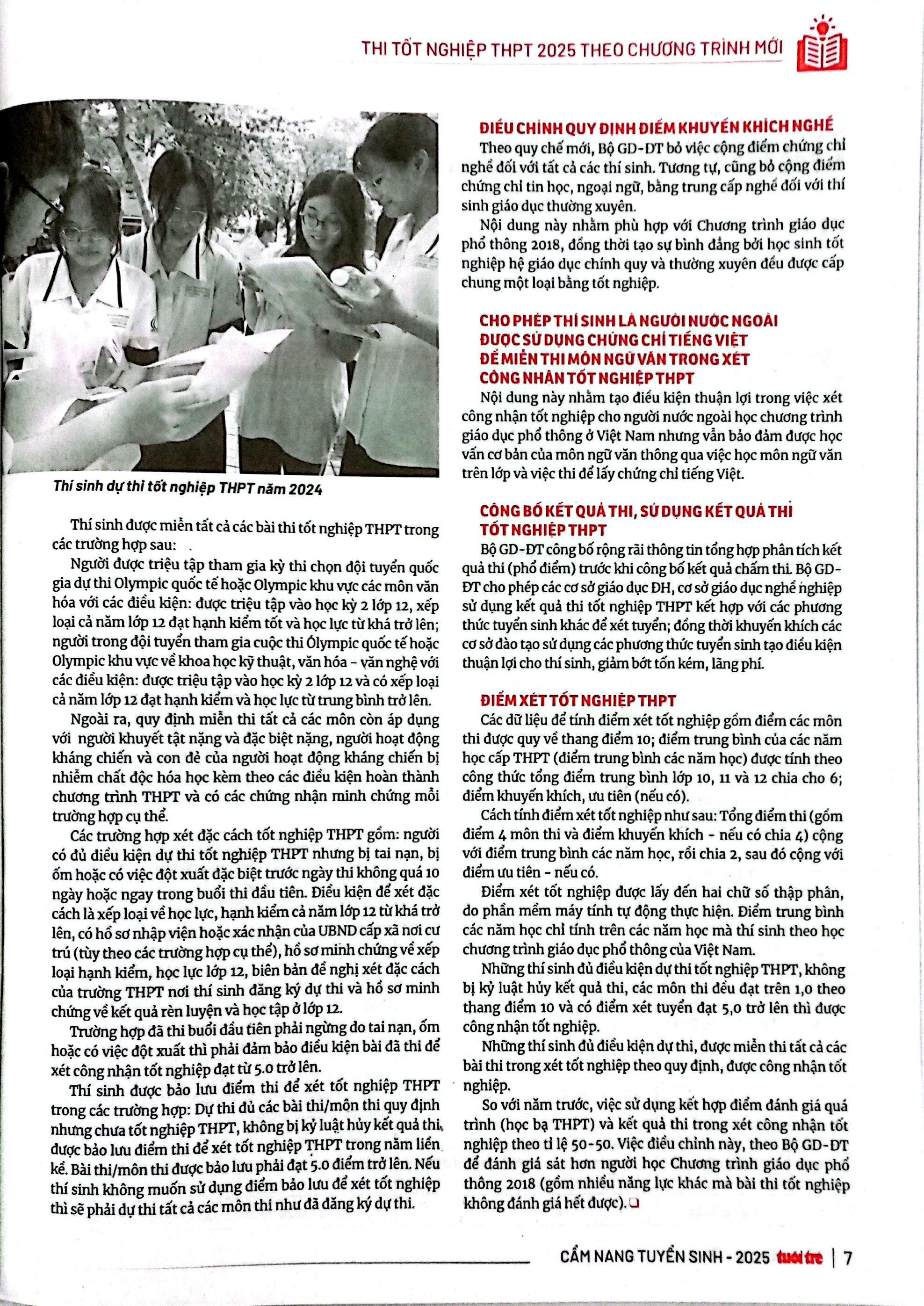 cẩm nang tuyển sinh đại học và cao đẳng 2025 - báo tuổi trẻ - Ảnh 6