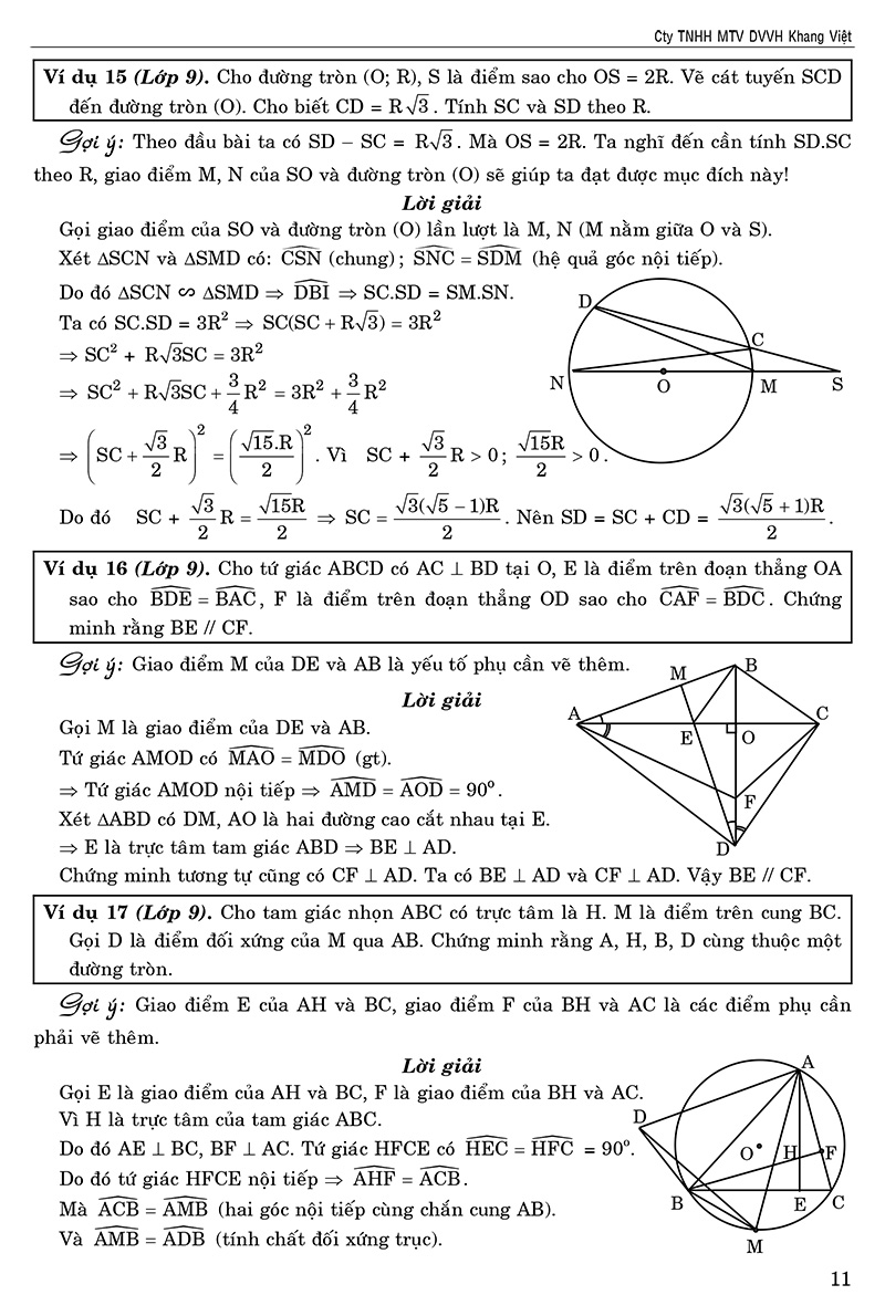 cẩm nang vẽ thêm hình phụ trong giải toán hình học phẳng (tái bản 2020) - Ảnh 9