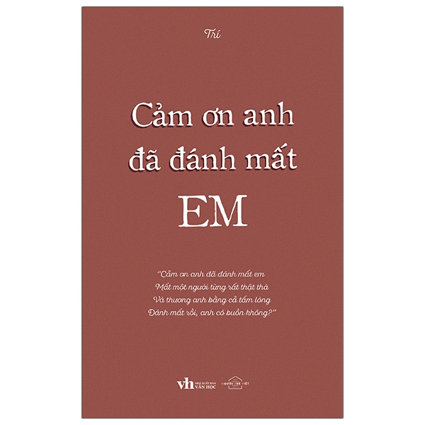 cảm ơn anh đã đánh mất em