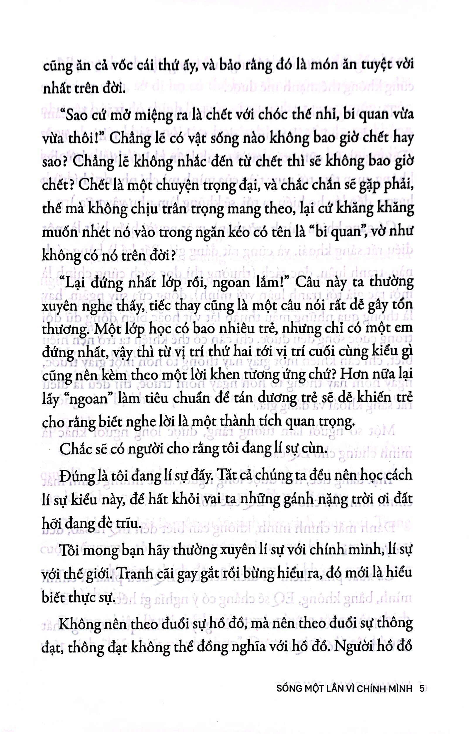 cảm xúc không phải đặc quyền - sống một lần vì chính mình - Ảnh 5