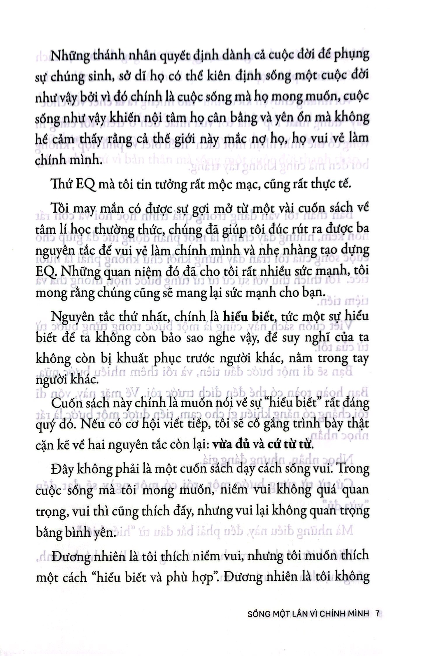 cảm xúc không phải đặc quyền - sống một lần vì chính mình - Ảnh 7
