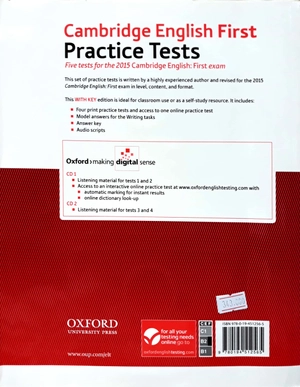 cambridge english first practice tests: tests with key and audio cd pack: four tests for the 2015 cambridge english: first exam - Ảnh 11