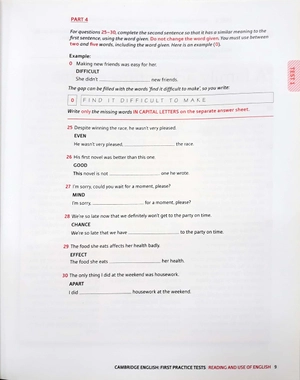 cambridge english first practice tests: tests with key and audio cd pack: four tests for the 2015 cambridge english: first exam - Ảnh 9