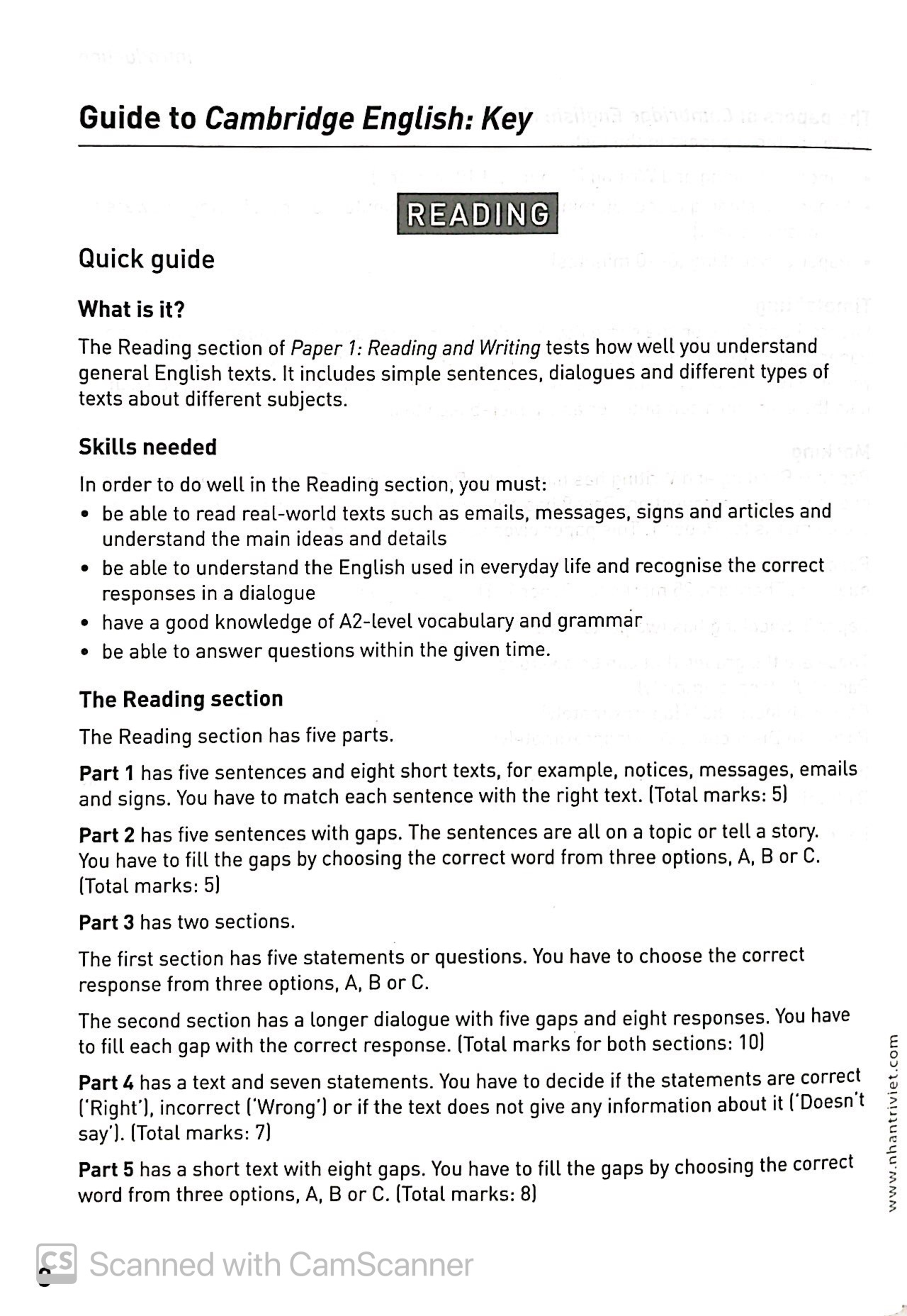 cambridge english key four practice tests (+cd) - Ảnh 4