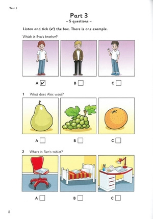 cambridge english pre a1 starters 3 student's book: authentic examination papers - Ảnh 3