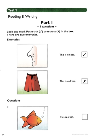 cambridge english starters three practice tests (+cd) + audio scripts & answer key (bộ) - Ảnh 11