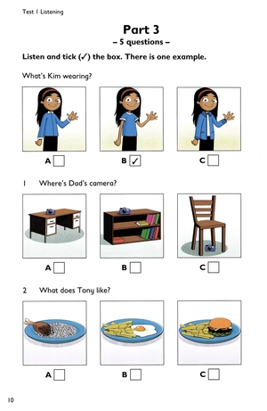 cambridge english starters three practice tests (+cd) + audio scripts & answer key (bộ) - Ảnh 8