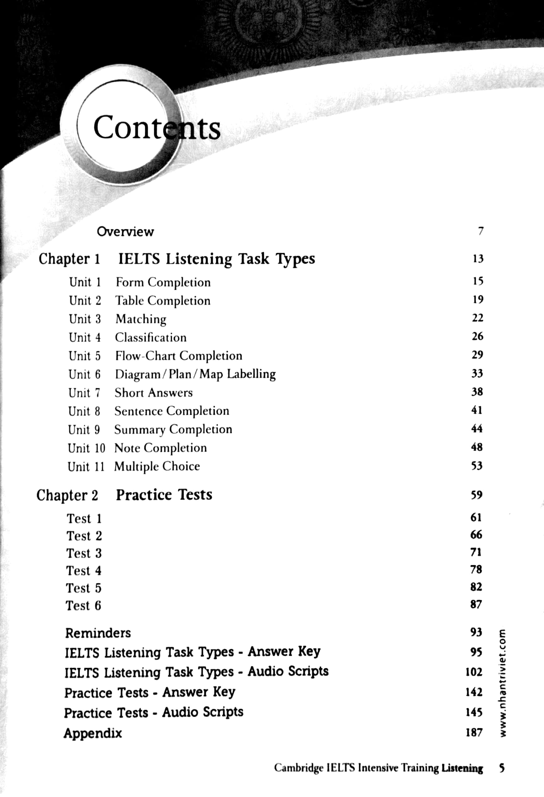 cambridge ielts intensive training - listening (cd) (2018) - Ảnh 3