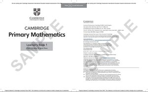 cambridge primary mathematics learner's book 1 with digital access (1 year) 2nd edition - Ảnh 3