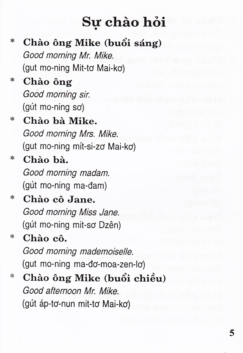căn bản đàm thoại tiếng anh (dành cho tài xế taxi, cyclo, honda ôm) - Ảnh 4