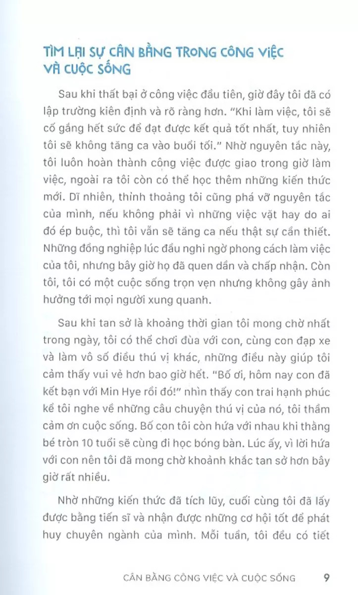 cân bằng công việc và cuộc sống - Ảnh 8