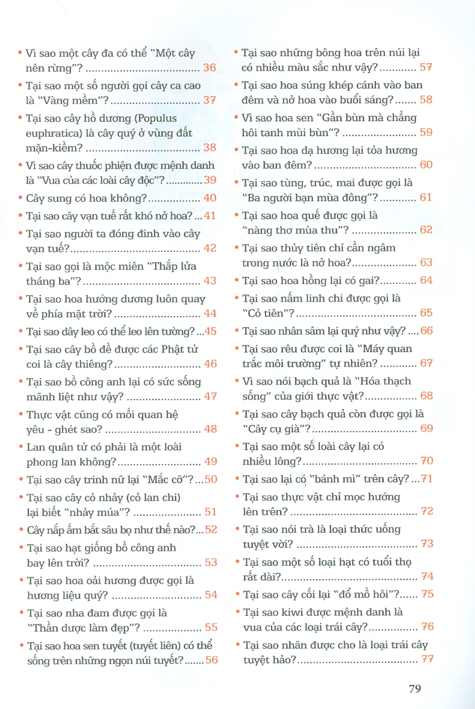 càng hỏi càng thông minh - 1001 câu hỏi "làm thế nào?" - thế giới thực vật - Ảnh 5