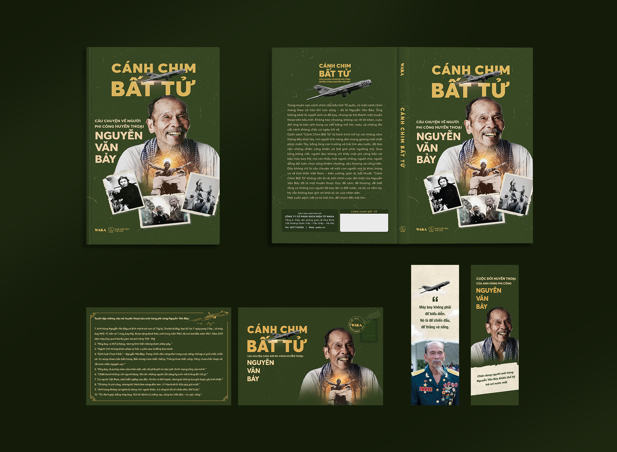 Cánh Chim Bất Tử - Câu Chuyện Về Người Phi Công Huyền Thoại Nguyễn Văn Bảy - Bìa Cứng - Bản Giới Hạn -Tặng Kèm 1 Bookmark 2 Mặt + 4 Postcard 2 Mặt + 1 Quyển Sách Ảnh Bỏ Túi + 1 Đai Sách - Độc Quyền Fahasa - Ảnh 6