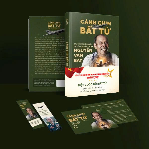 Cánh Chim Bất Tử - Câu Chuyện Về Người Phi Công Huyền Thoại Nguyễn Văn Bảy - Phiên Bản Kỷ Niệm 80 Năm - Tặng Kèm Bookmark + Postcard