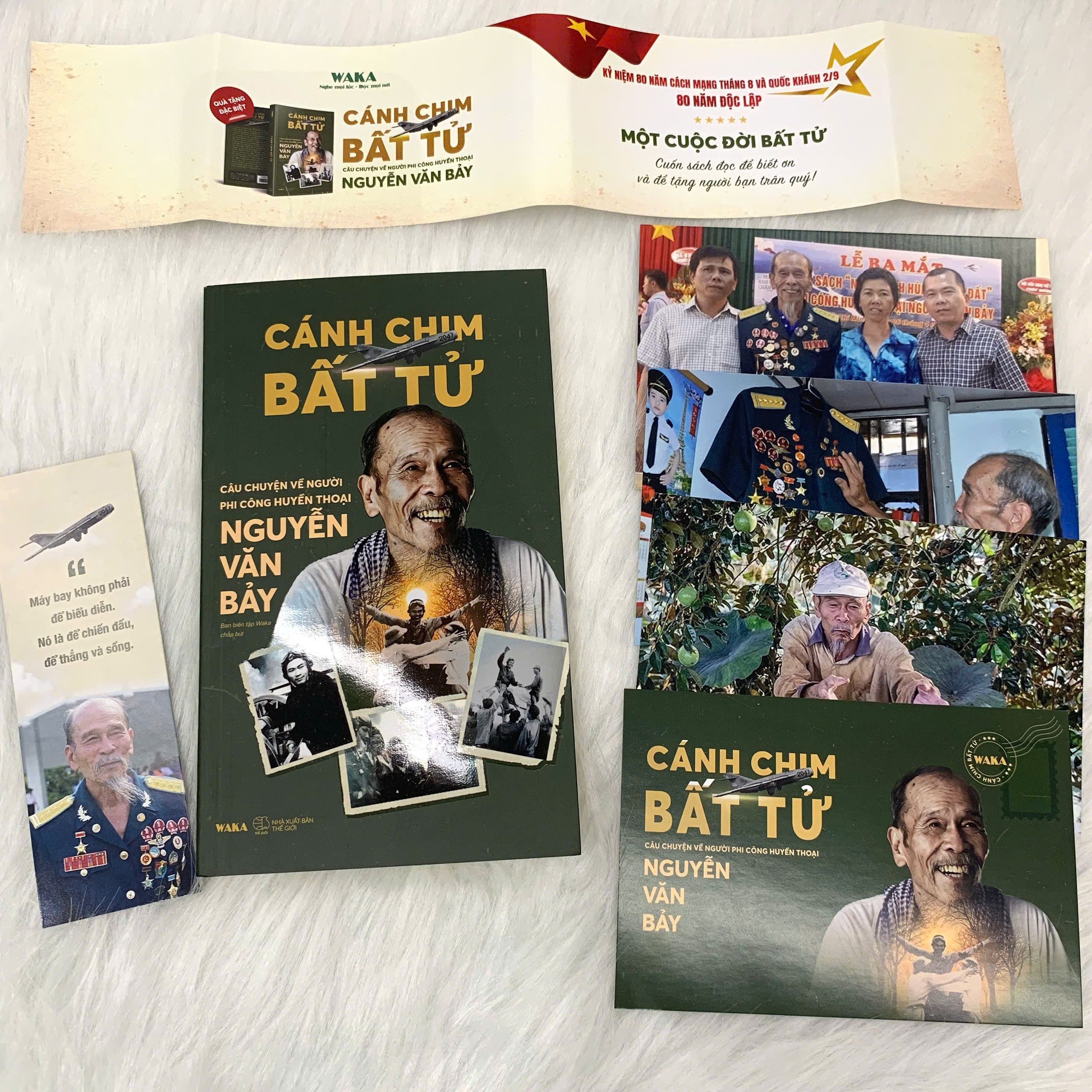 Cánh Chim Bất Tử - Câu Chuyện Về Người Phi Công Huyền Thoại Nguyễn Văn Bảy - Phiên Bản Kỷ Niệm 80 Năm - Tặng Kèm Bookmark + Postcard - Ảnh 7