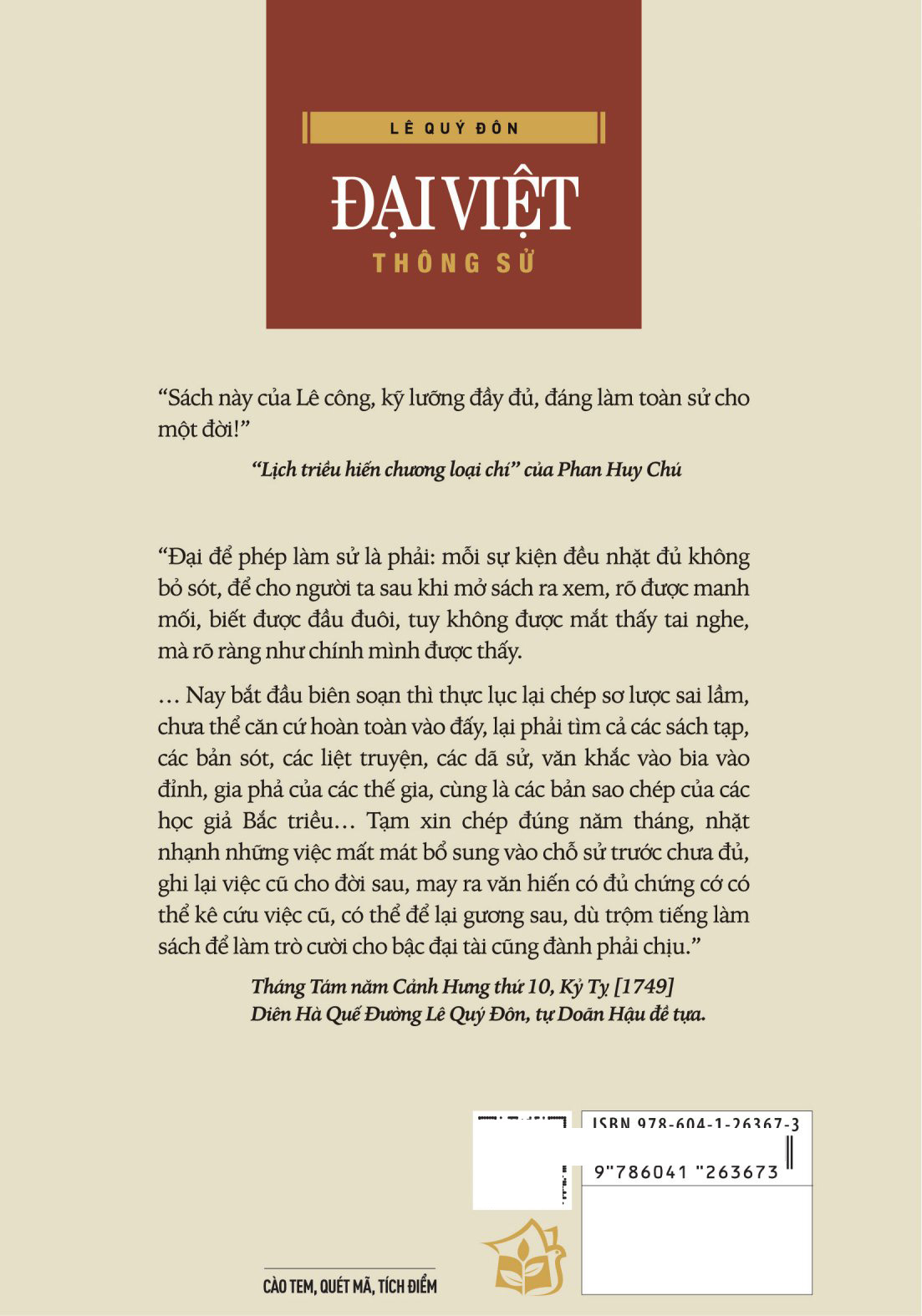 Cảo Thơm - Đại Việt Thông Sử - Bìa Cứng - Ảnh 16