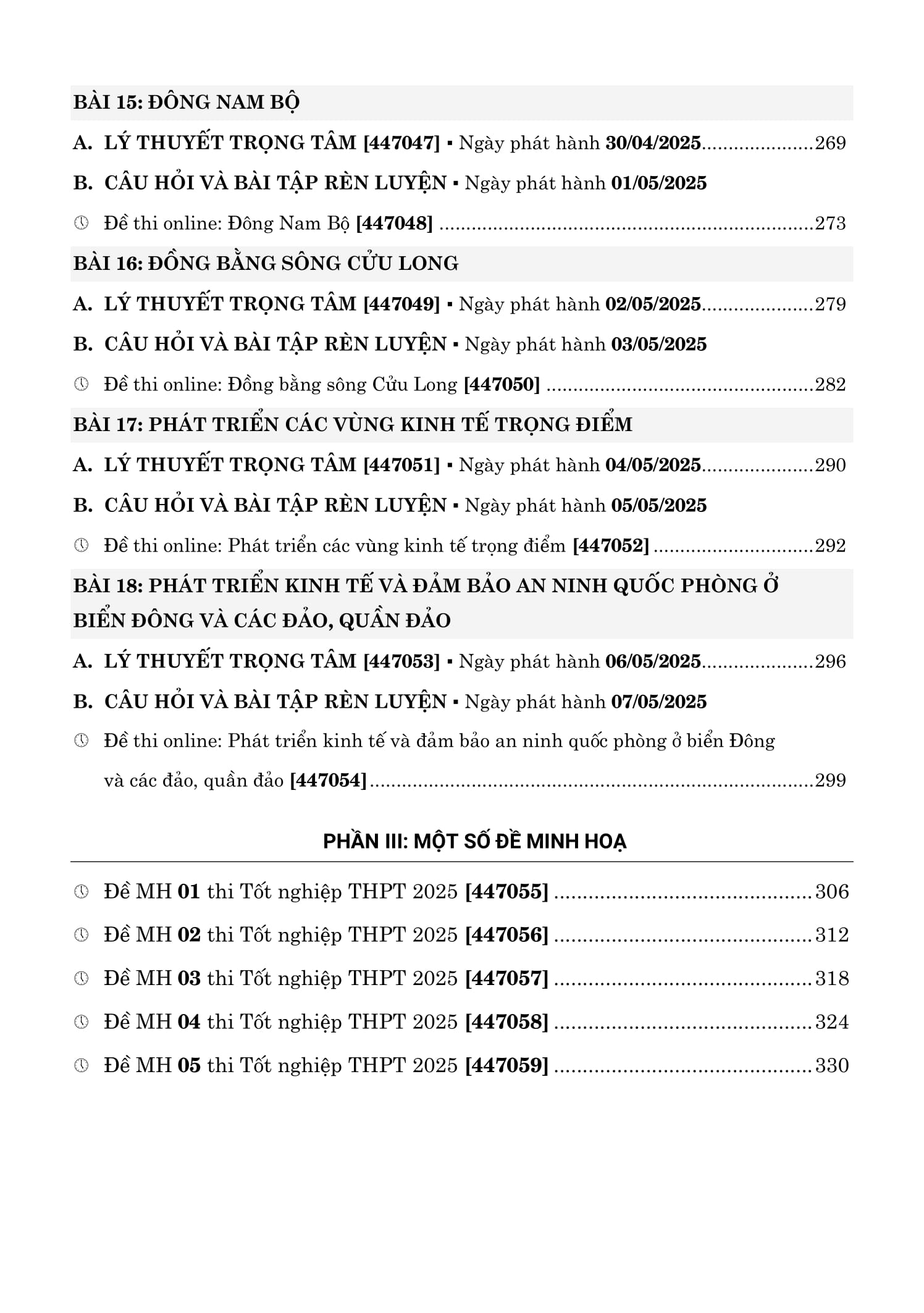 Cấp Tốc Tốt Nghiệp Phổ Thông - Môn Địa Lí - Ảnh 6