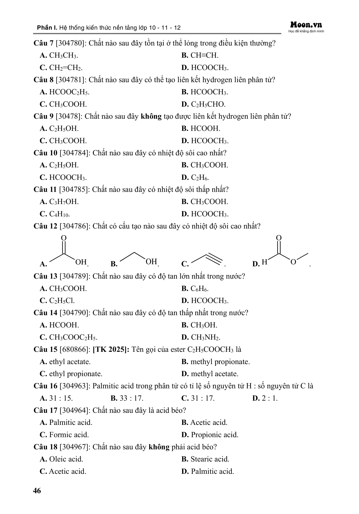 Cấp Tốc Tốt Nghiệp Phổ Thông - Môn Hóa Học - Ảnh 11