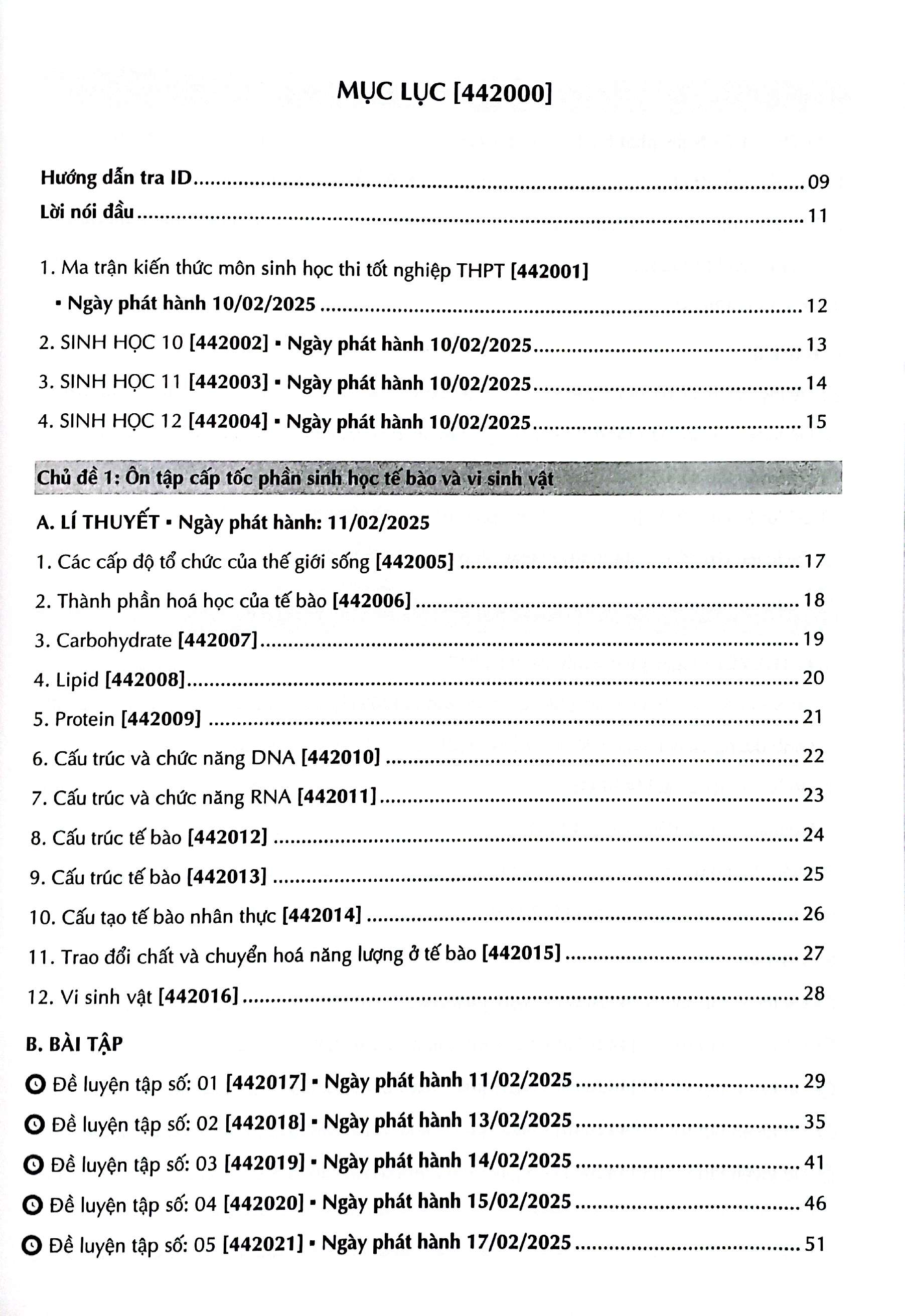 cấp tốc tốt nghiệp phổ thông - môn sinh học - Ảnh 3
