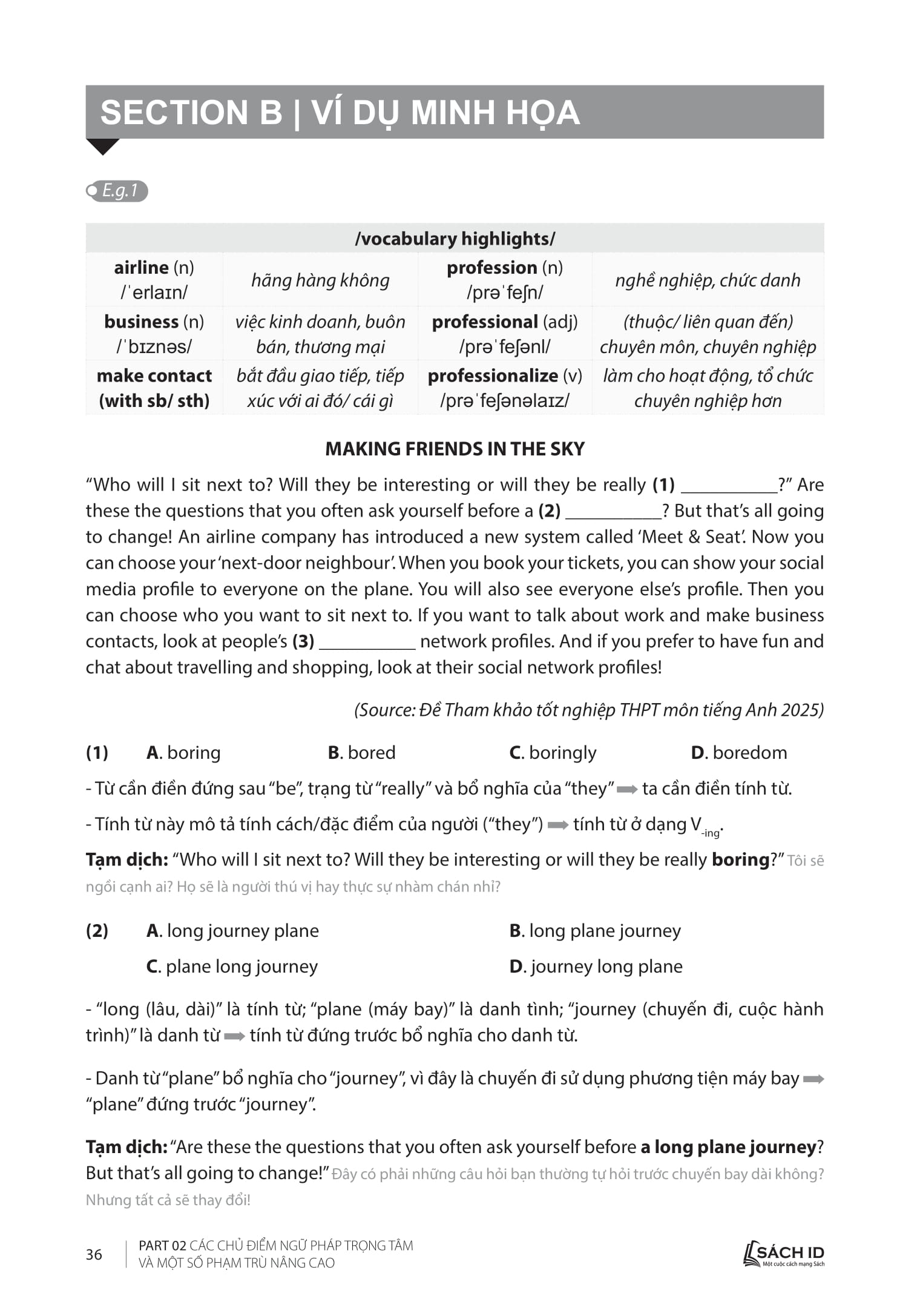 Cấp Tốc Tốt Nghiệp Phổ Thông - Môn Tiếng Anh - Ảnh 8