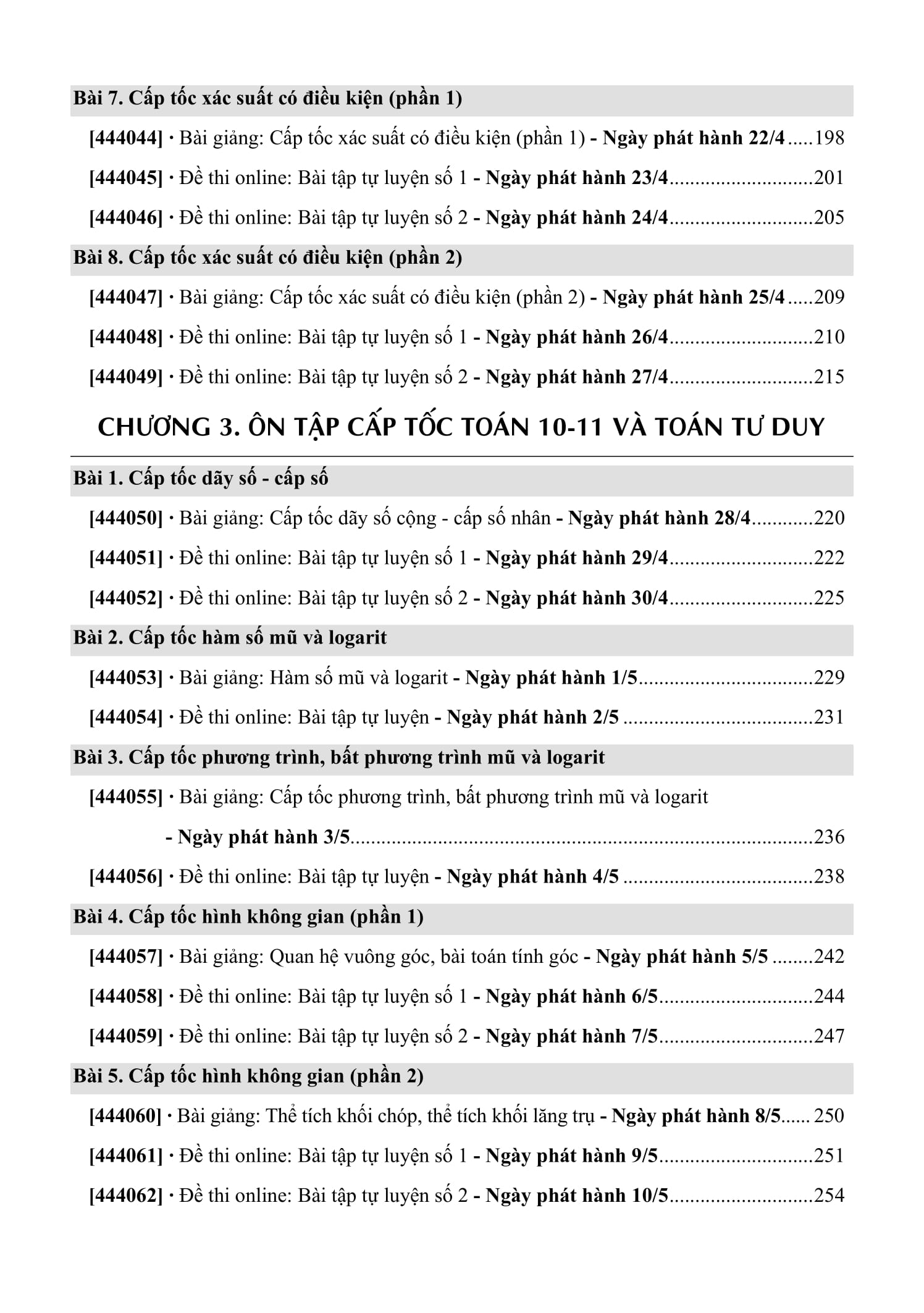 Cấp Tốc Tốt Nghiệp Phổ Thông - Môn Toán Học - Ảnh 4